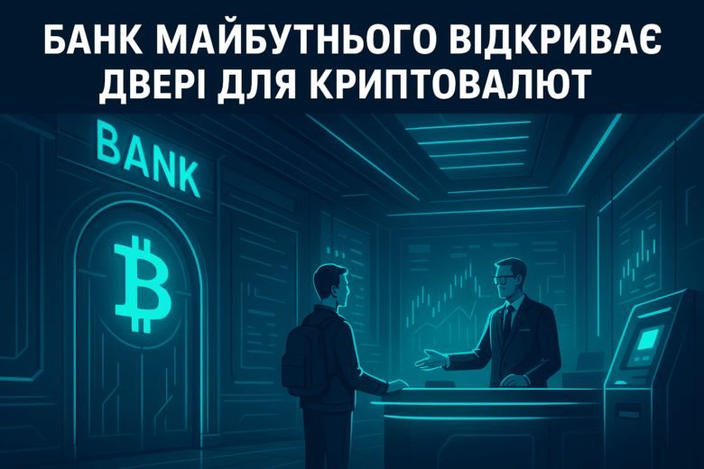 🏦 Банк майбутнього відкриває двері для криптовалют